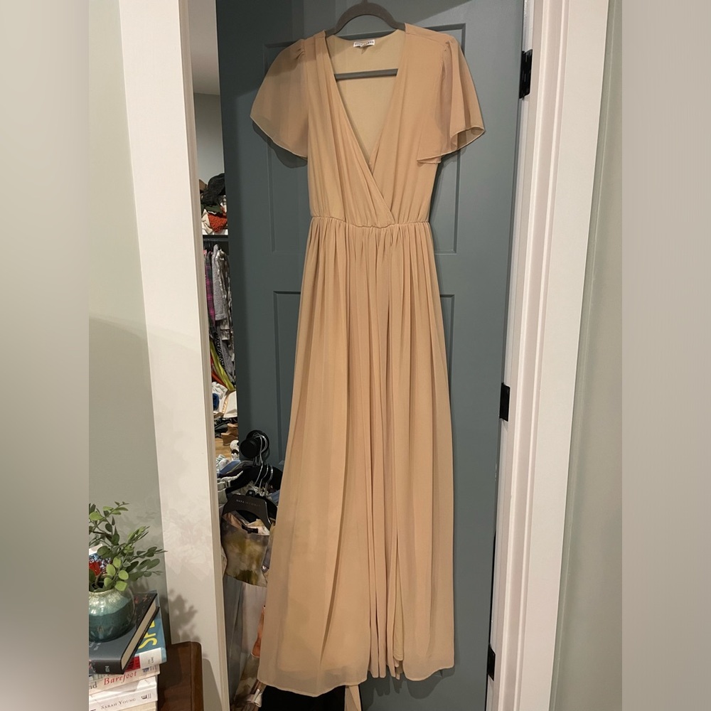 Nude beige tan cream Baltic born dress